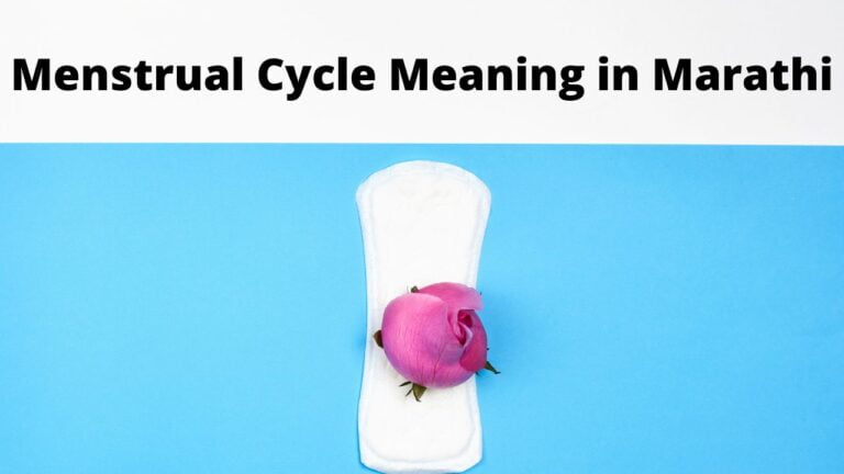 menstrual cycle meaning in marathi