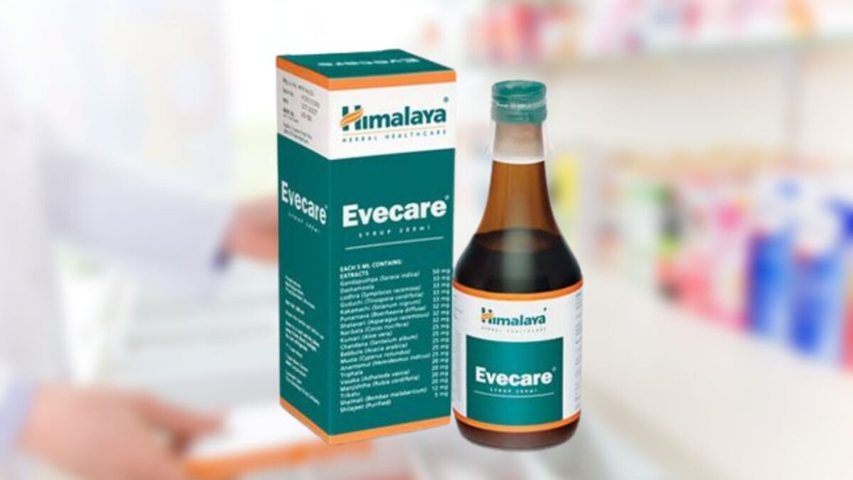 Evecare Syrup uses in Marathi इव्हकेअर सीरप चे उपयोग Mayboli.in