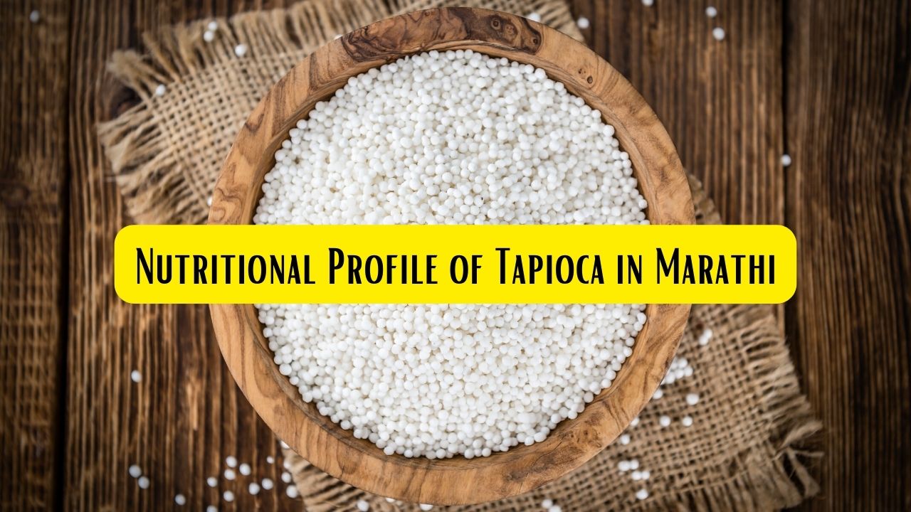 Nutritional Profile of Tapioca in Marathi