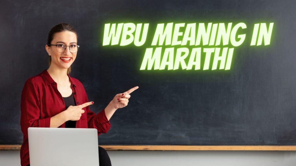 wbu meaning in marathi
