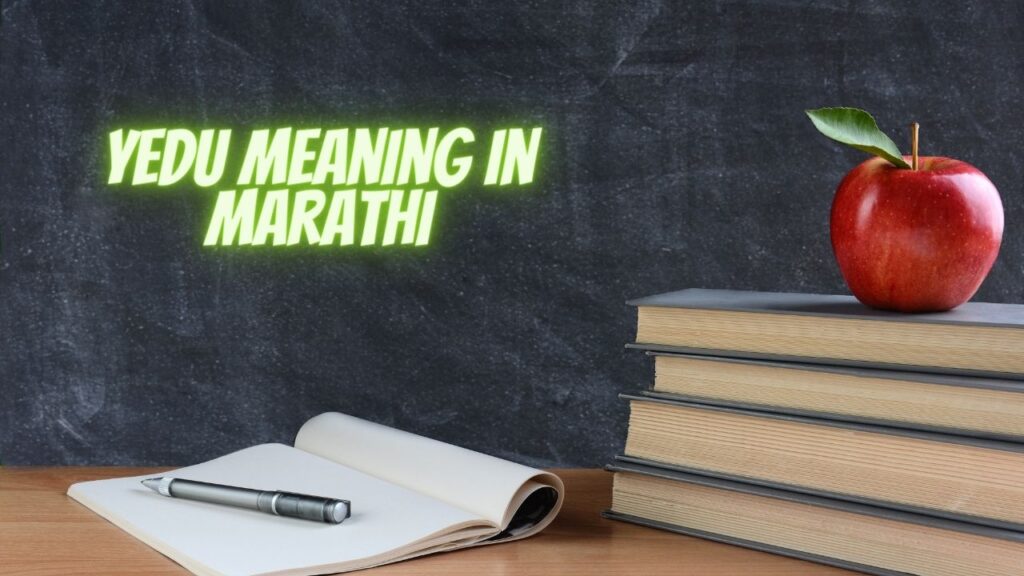 Yedu Meaning in Marathi