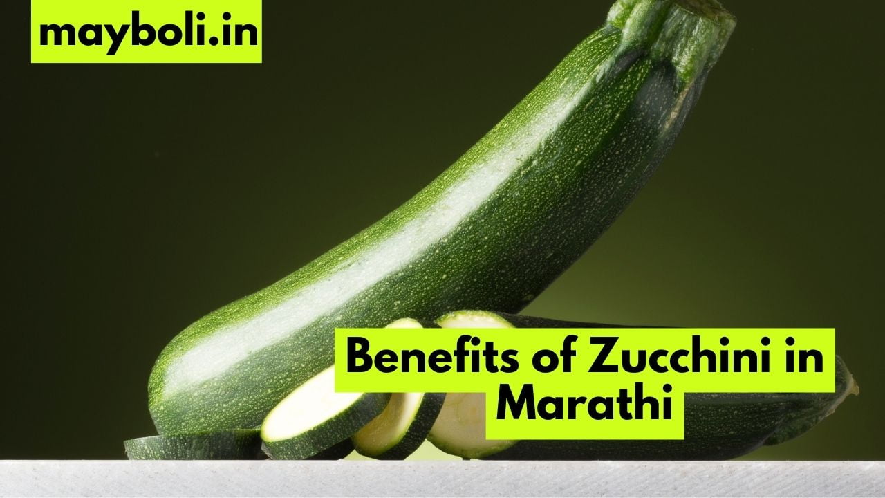 Benefits of Zucchini in Marathi