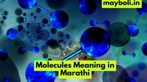 Molecules Meaning in Marathi
