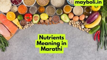 Nutrients Meaning in Marathi