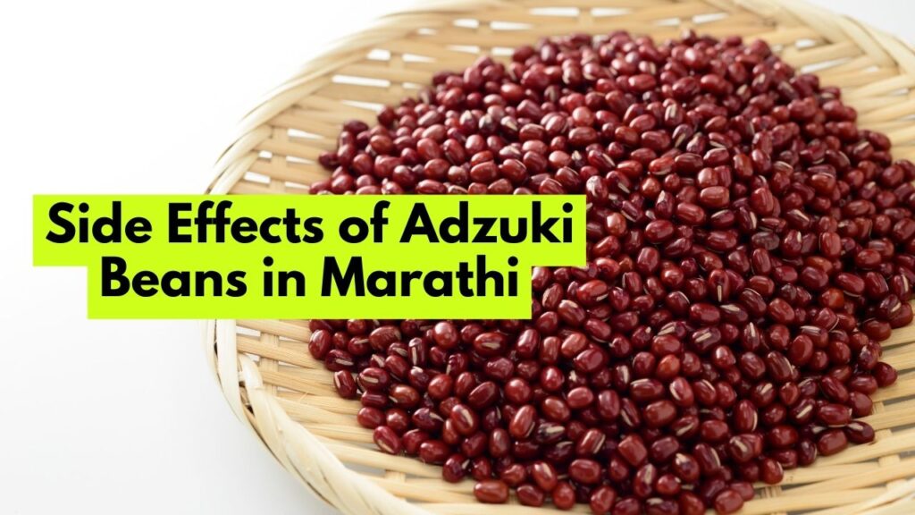 Side Effects of Adzuki Beans in Marathi