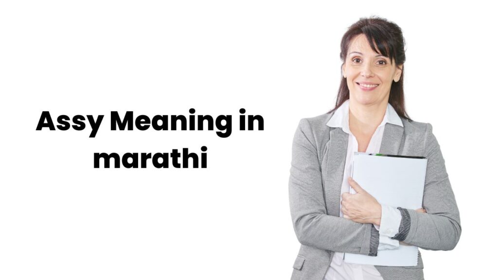Assy Meaning in marathi