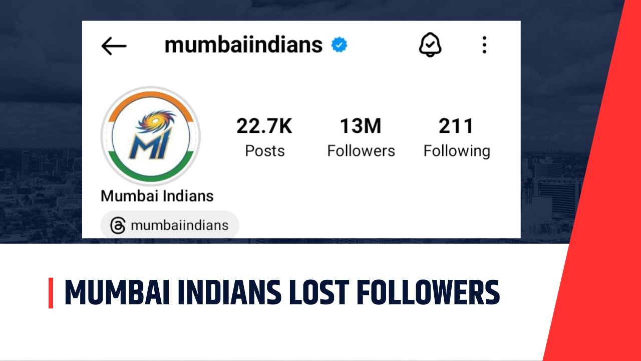 mumbai indians lost followers
